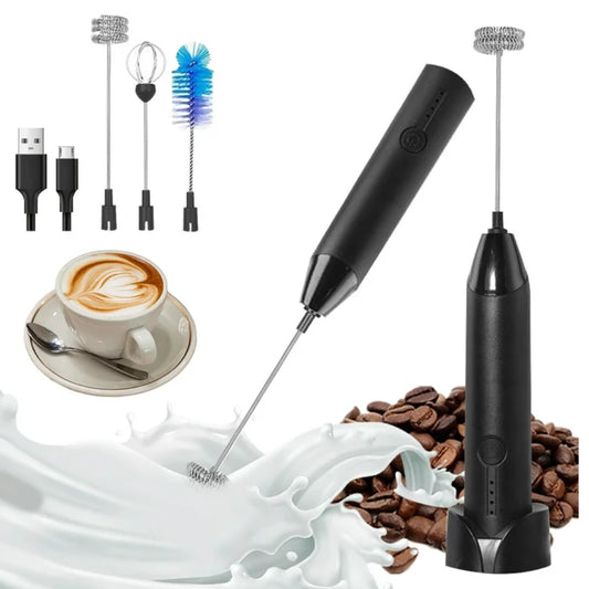 Milk Frothier Coffee, Egg Beater, Red